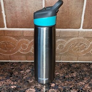 Contigo Stainless Steel Water Bottle flip top & handle